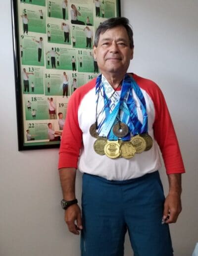 Jorge Hernandez - Senior games track gold medalist